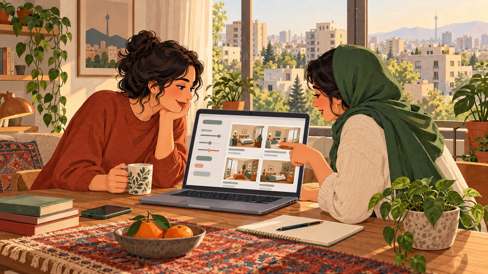 فیلتر آگهی‌های اتاق در هم‌اتاقی؛ جست‌وجو با بودجه و شرایط شما
